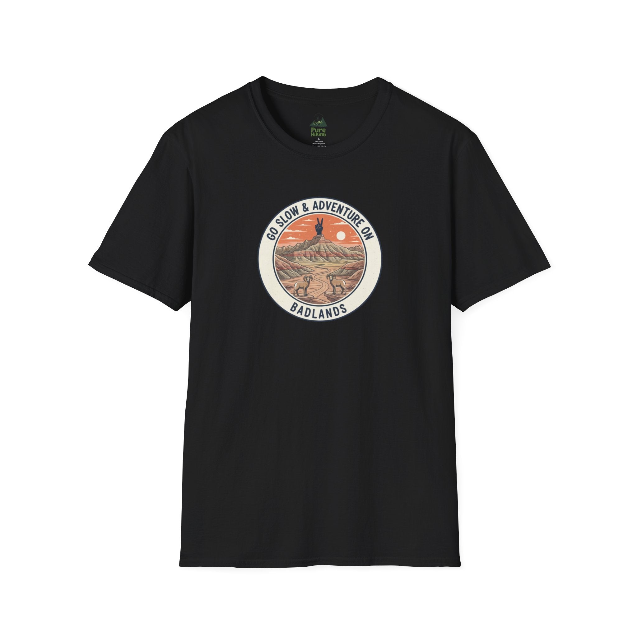 Badlands — "Go Slow & Adventure On" T-Shirt