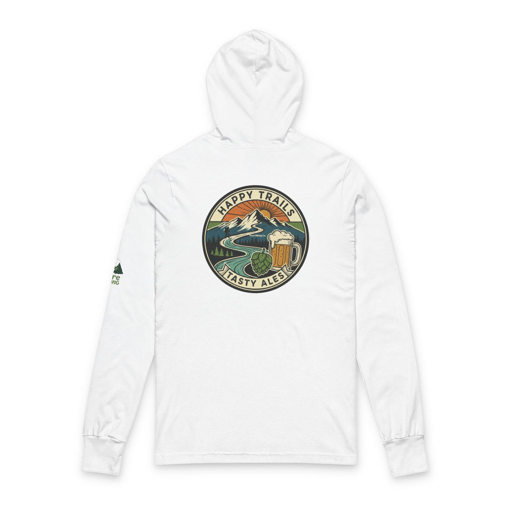 Happy Trails Tasty Ales Hooded Long Sleeve Tee