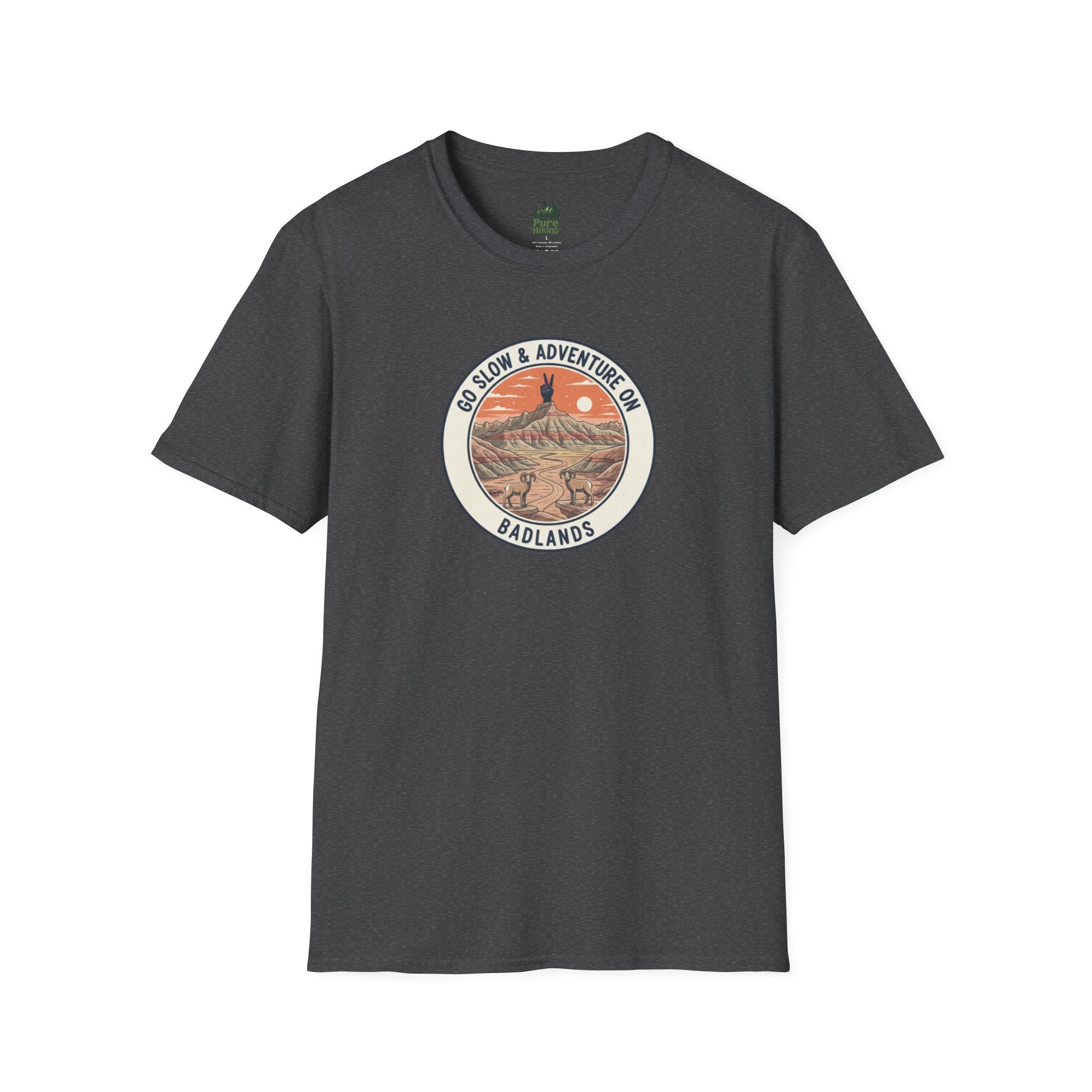 Badlands — "Go Slow & Adventure On" T-Shirt