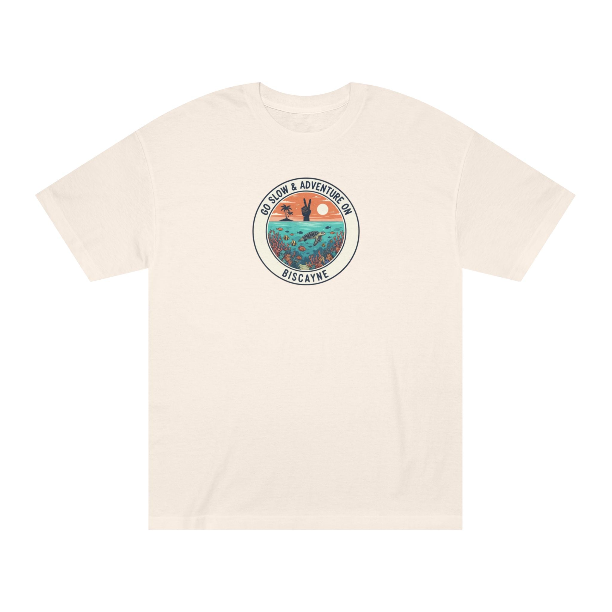 Biscayne - "Go Slow & Adventure On" T-Shirt
