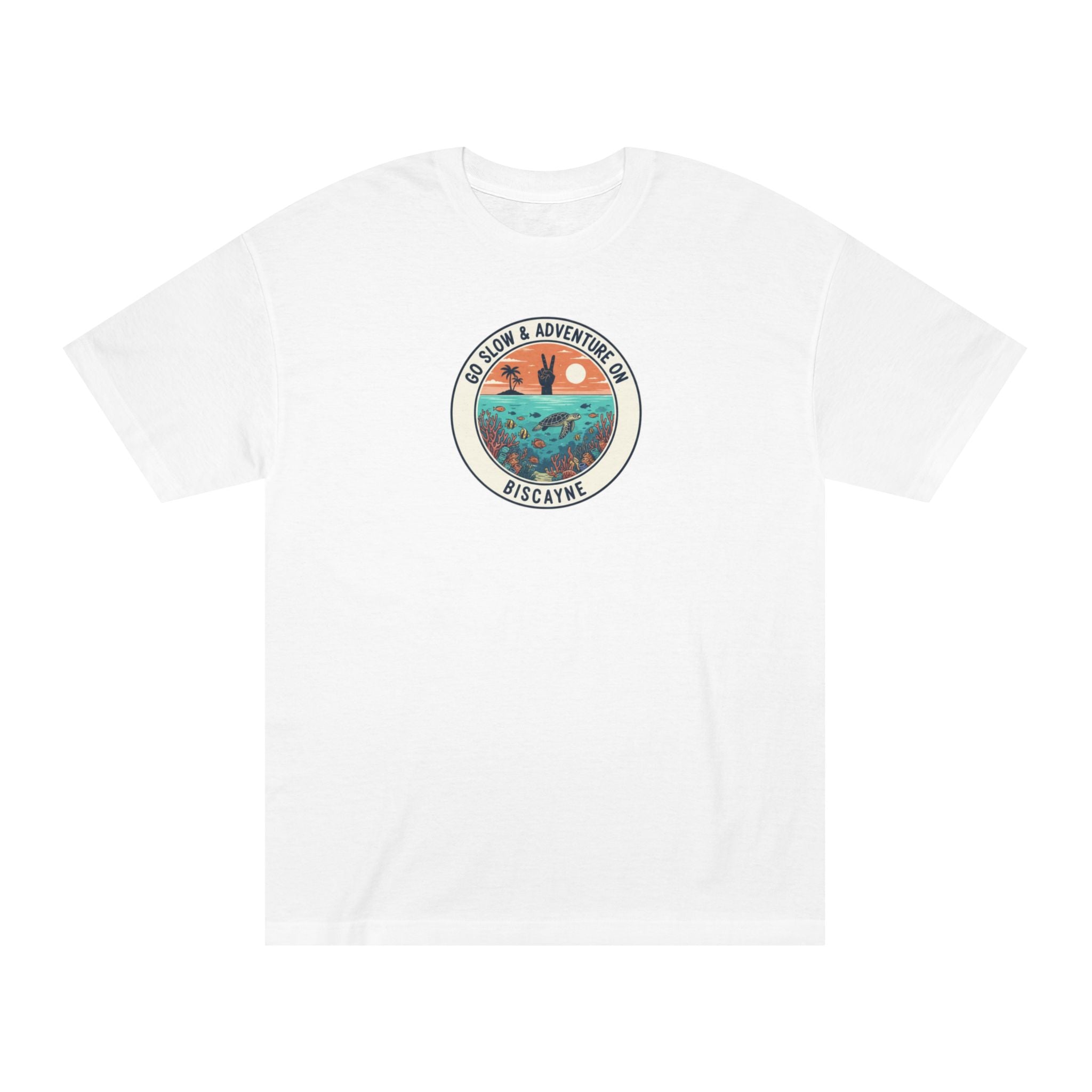 Biscayne - "Go Slow & Adventure On" T-Shirt
