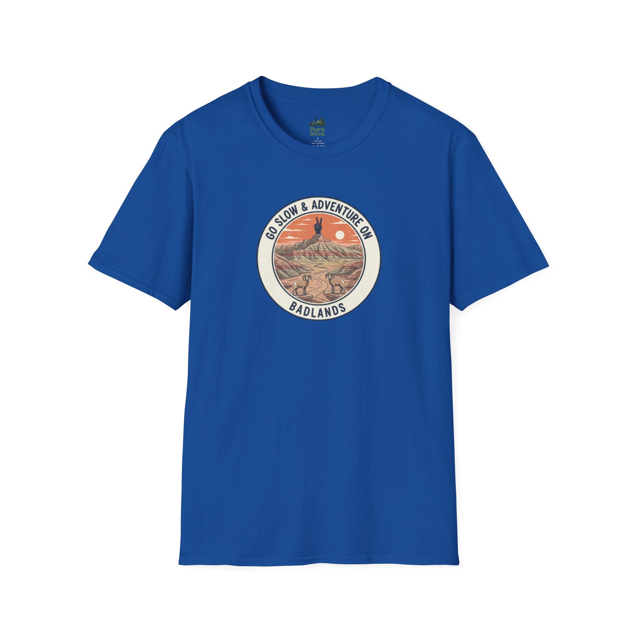 Badlands — "Go Slow & Adventure On" T-Shirt