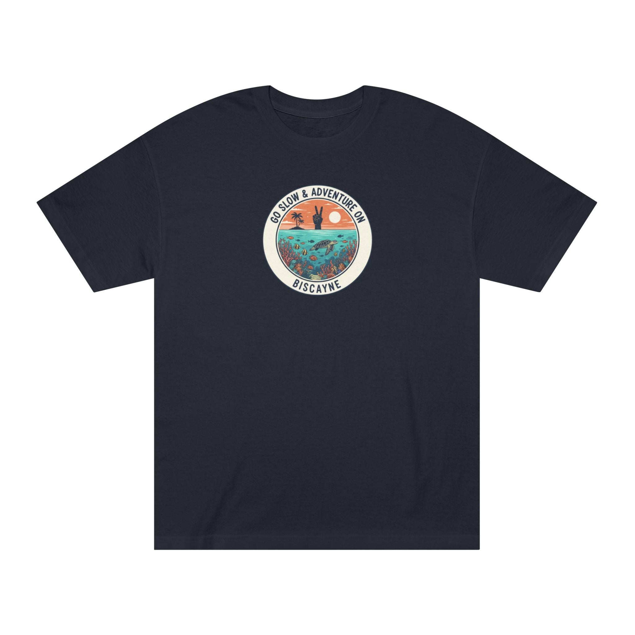 Biscayne - "Go Slow & Adventure On" T-Shirt