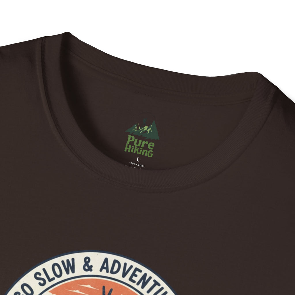 Badlands — "Go Slow & Adventure On" T-Shirt