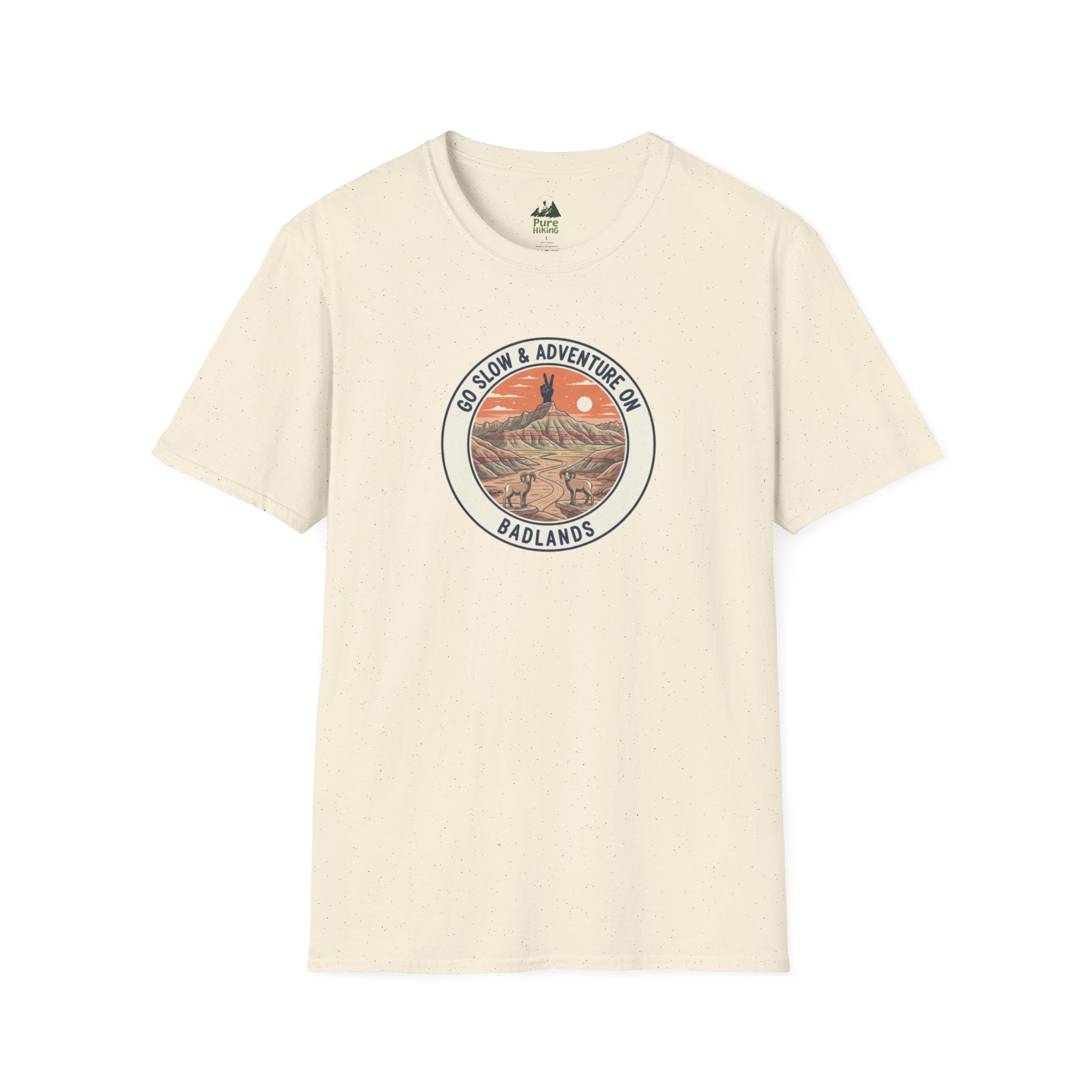 Badlands — "Go Slow & Adventure On" T-Shirt