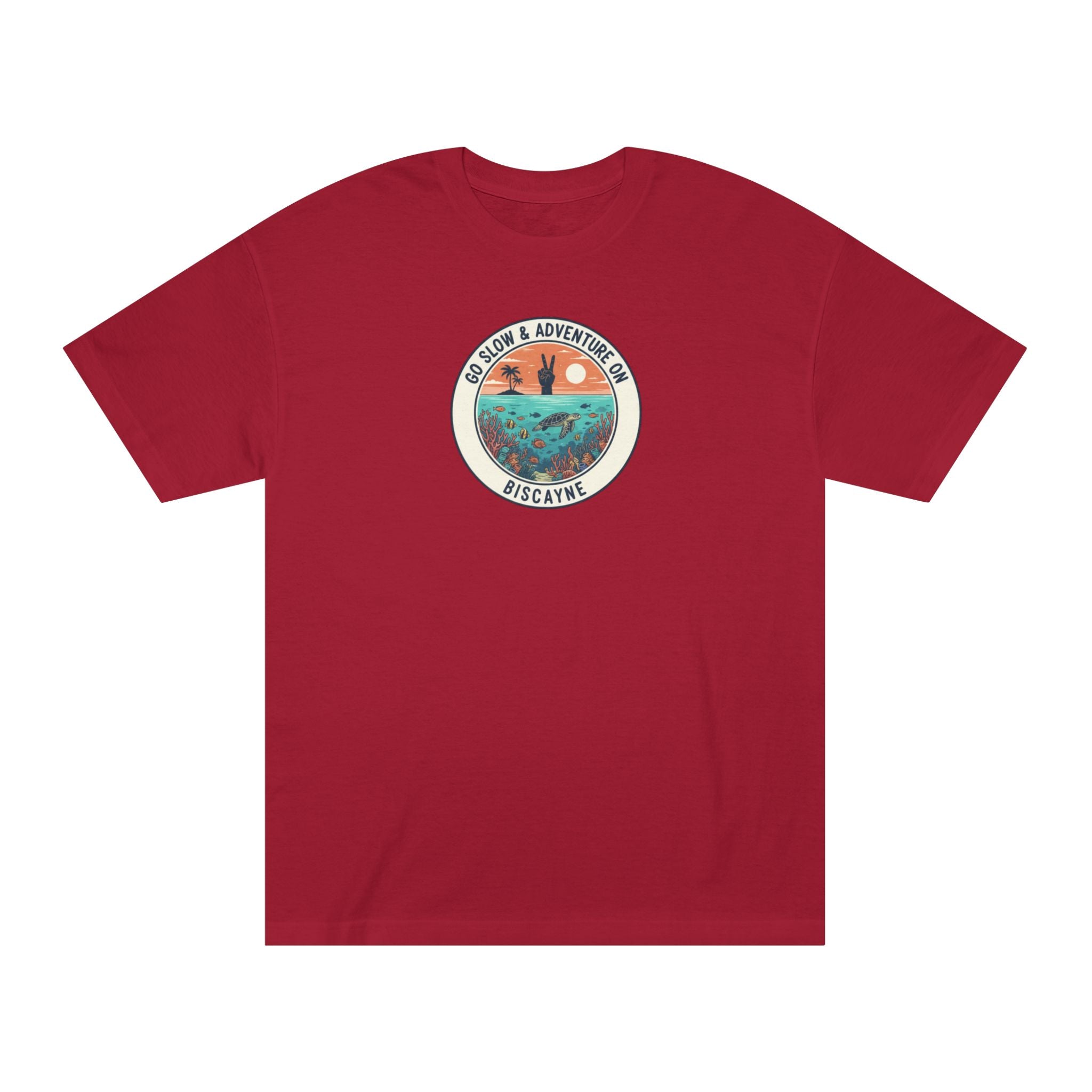Biscayne - "Go Slow & Adventure On" T-Shirt