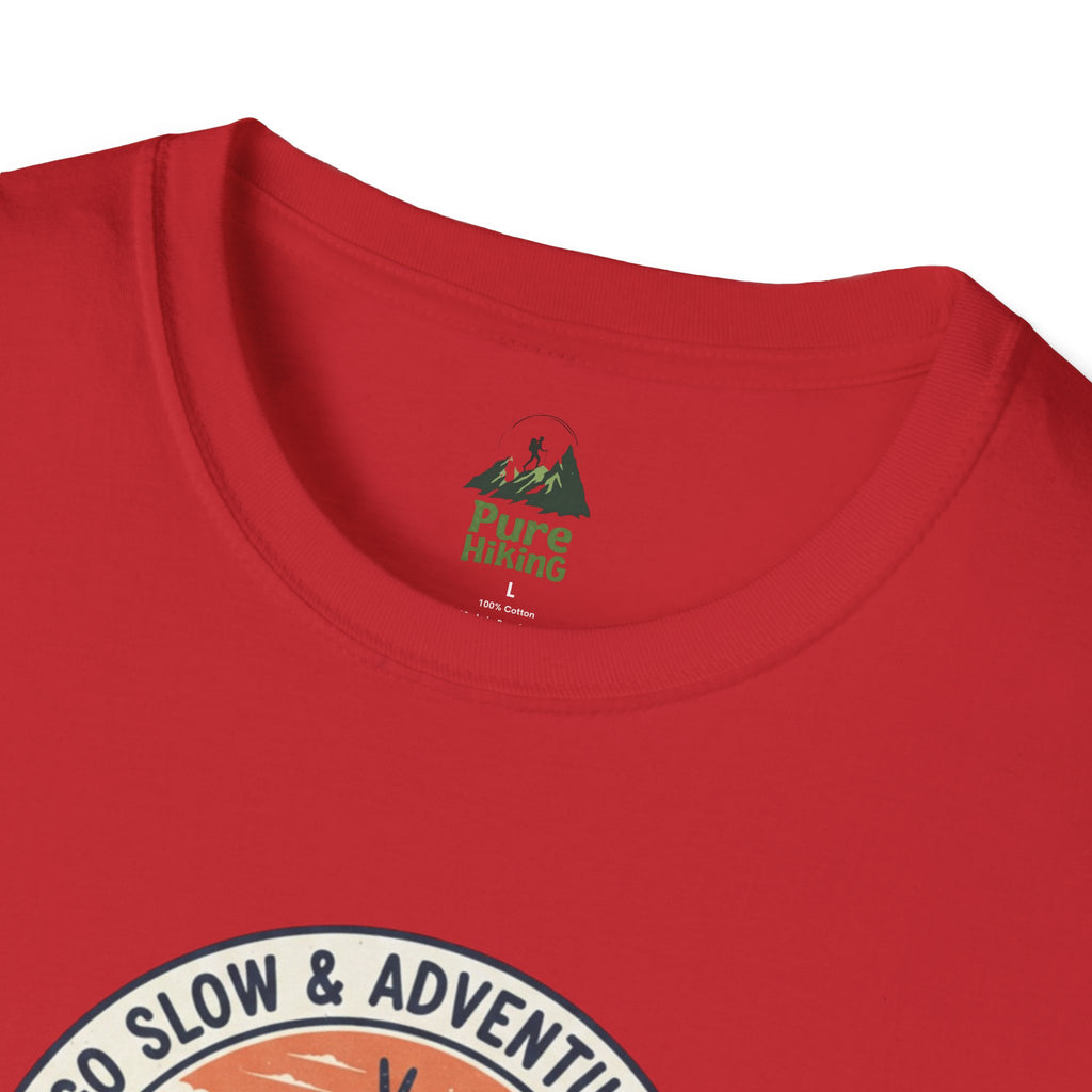 Badlands — "Go Slow & Adventure On" T-Shirt
