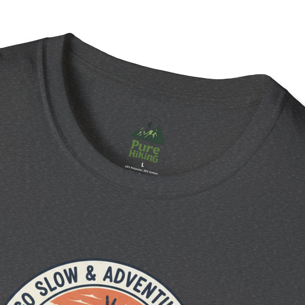 Badlands — "Go Slow & Adventure On" T-Shirt