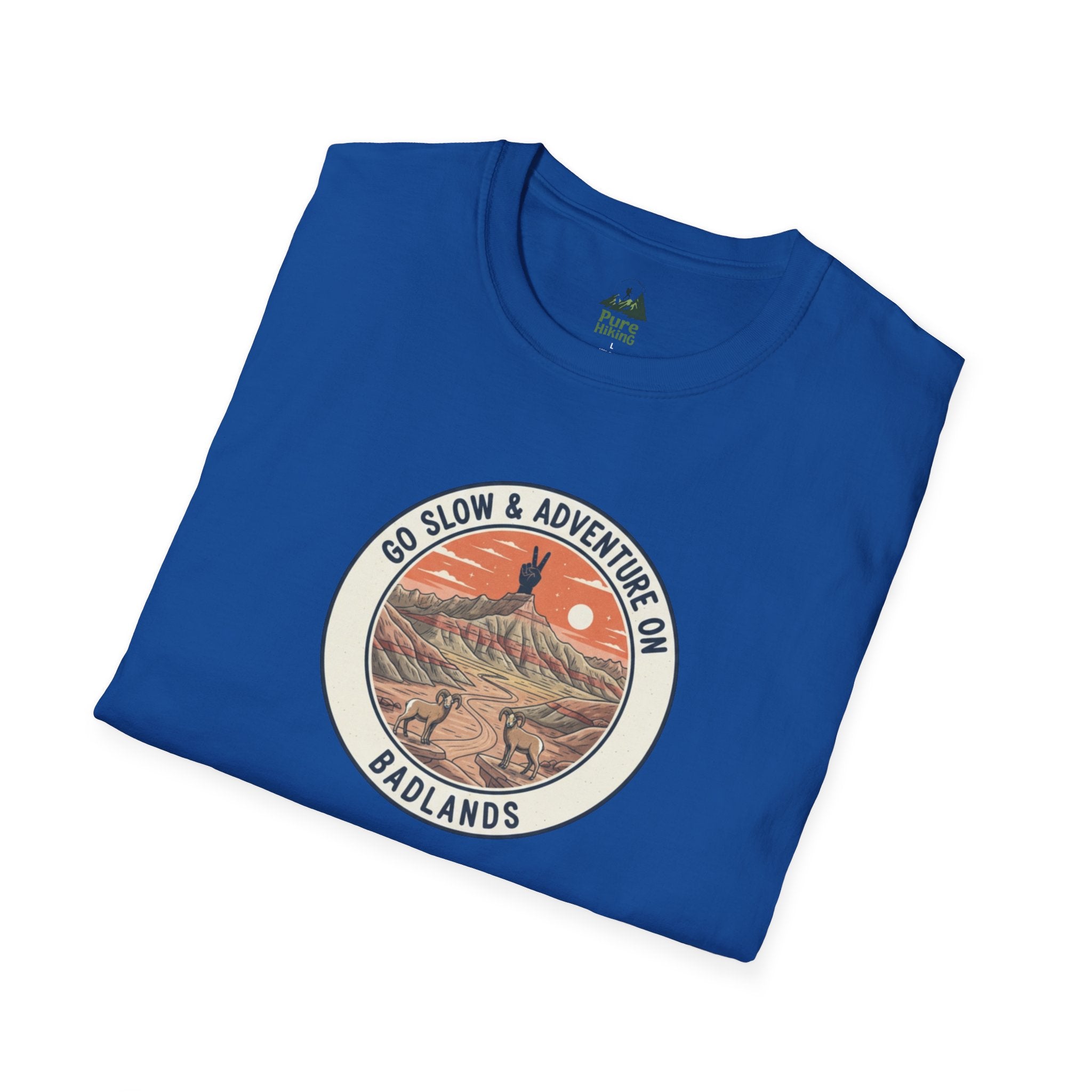 Badlands — "Go Slow & Adventure On" T-Shirt